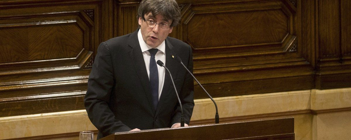 Carles Puigdemont es un perfil de político antagonista al que representa Batlle / EFE
