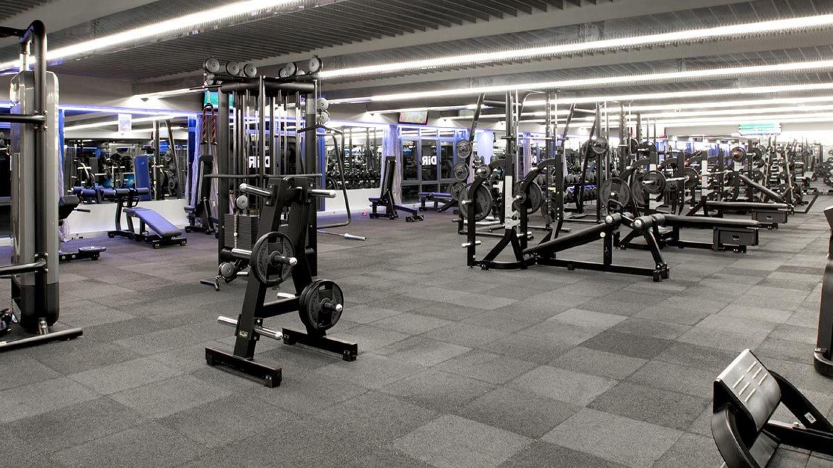 Una de las salas del gimnasio DiR de Barcelona