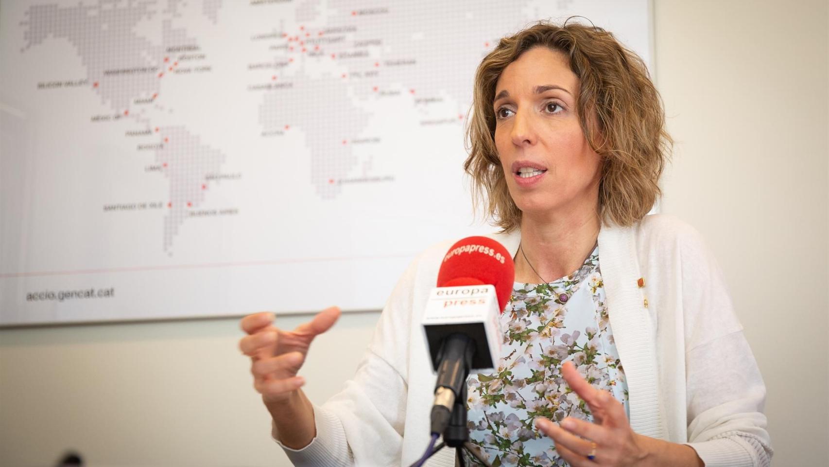 La candidata del PDECat a la Presidencia de la Generalitat, Àngels Chacón / EUROPA PRESS