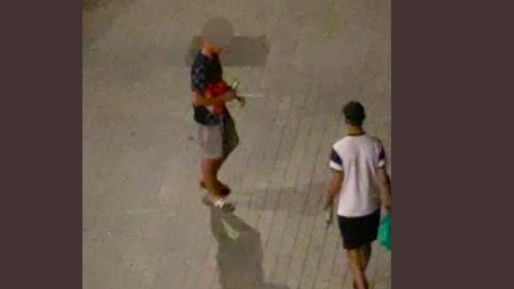 Dos de los jóvenes involucrados en la pelea de Ciutat Vella