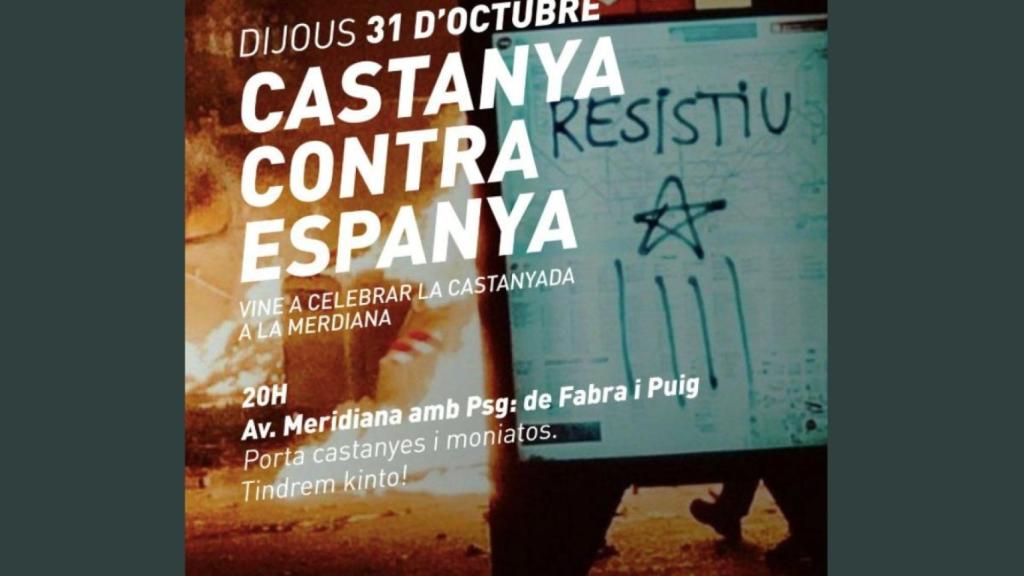 El cartel de la convocatoria de los CDR