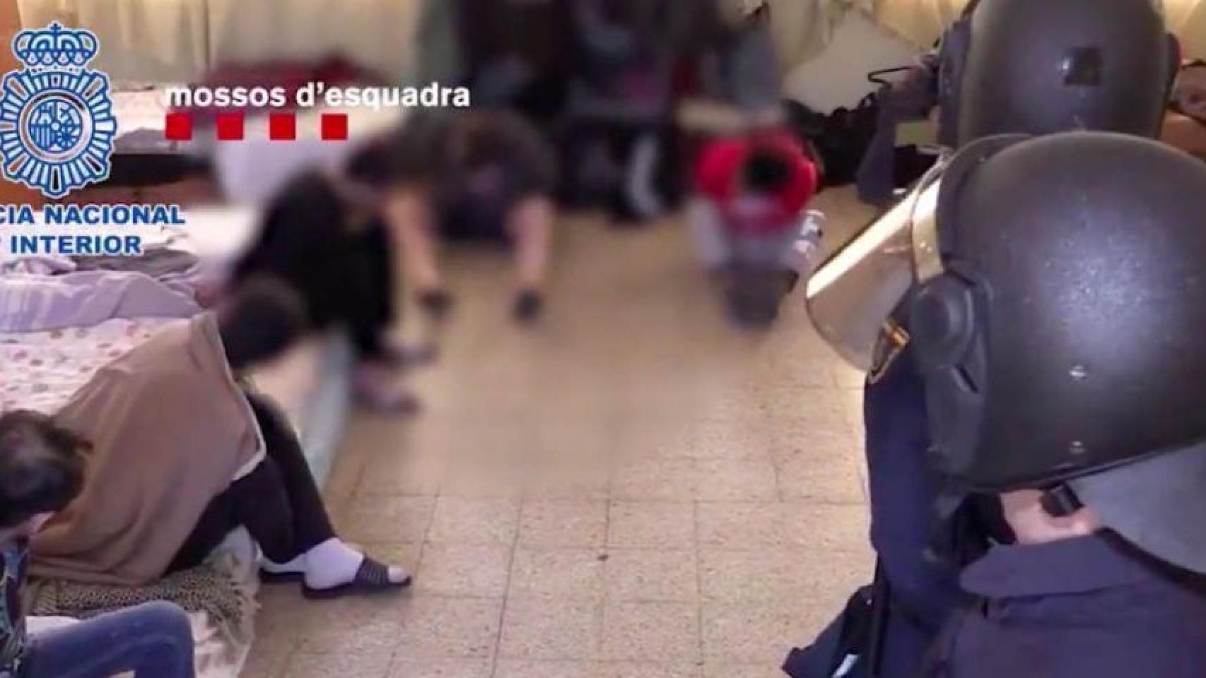 Operación policial contra una banda de georgianos, en una imagen de archivo.