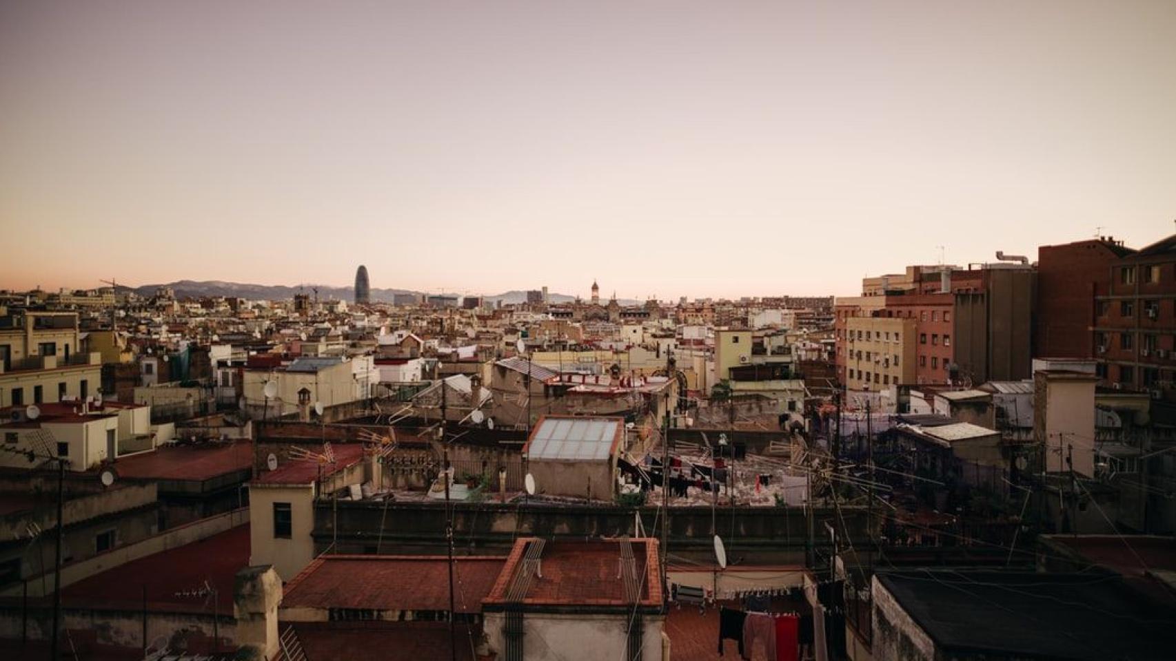 Imagen panorámica de Barcelona