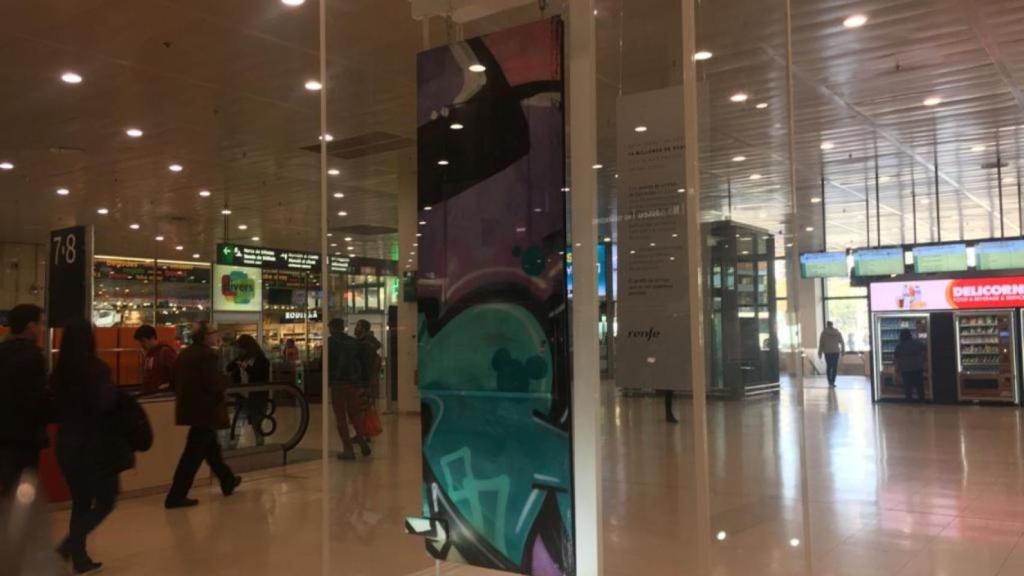 La obra que busca sensibilizar sobre el impacto económico de los graffitis / ALBA LOSADA