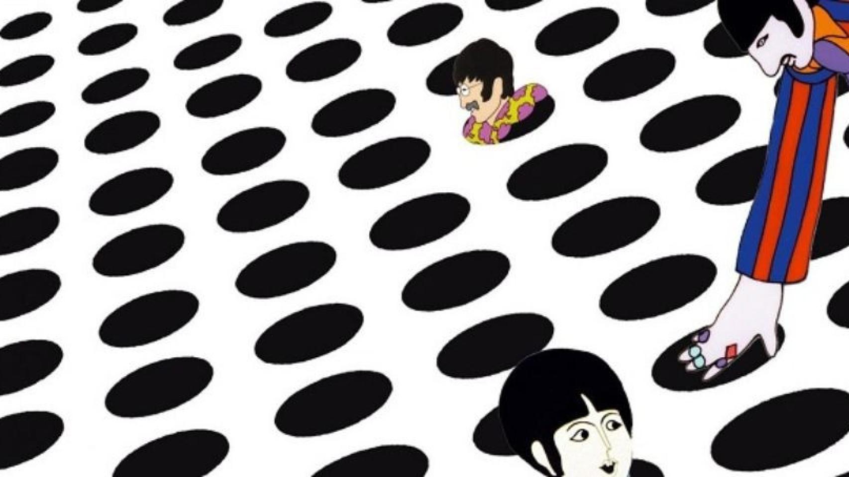 Imagen del Yellow Submarine de los Beatles