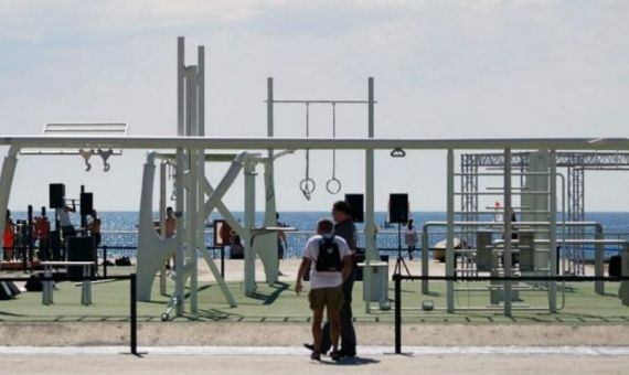 Nike Training Outdoor, en el paseo Marítim de Barcelona / AJ BCN