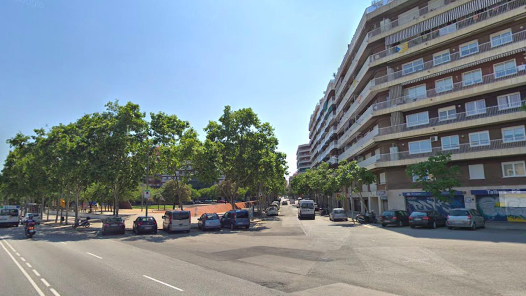 Confluencia de calles en las que se ha detenido al sintecho que ha encadenado a una mujer / GOOGLE MAPS