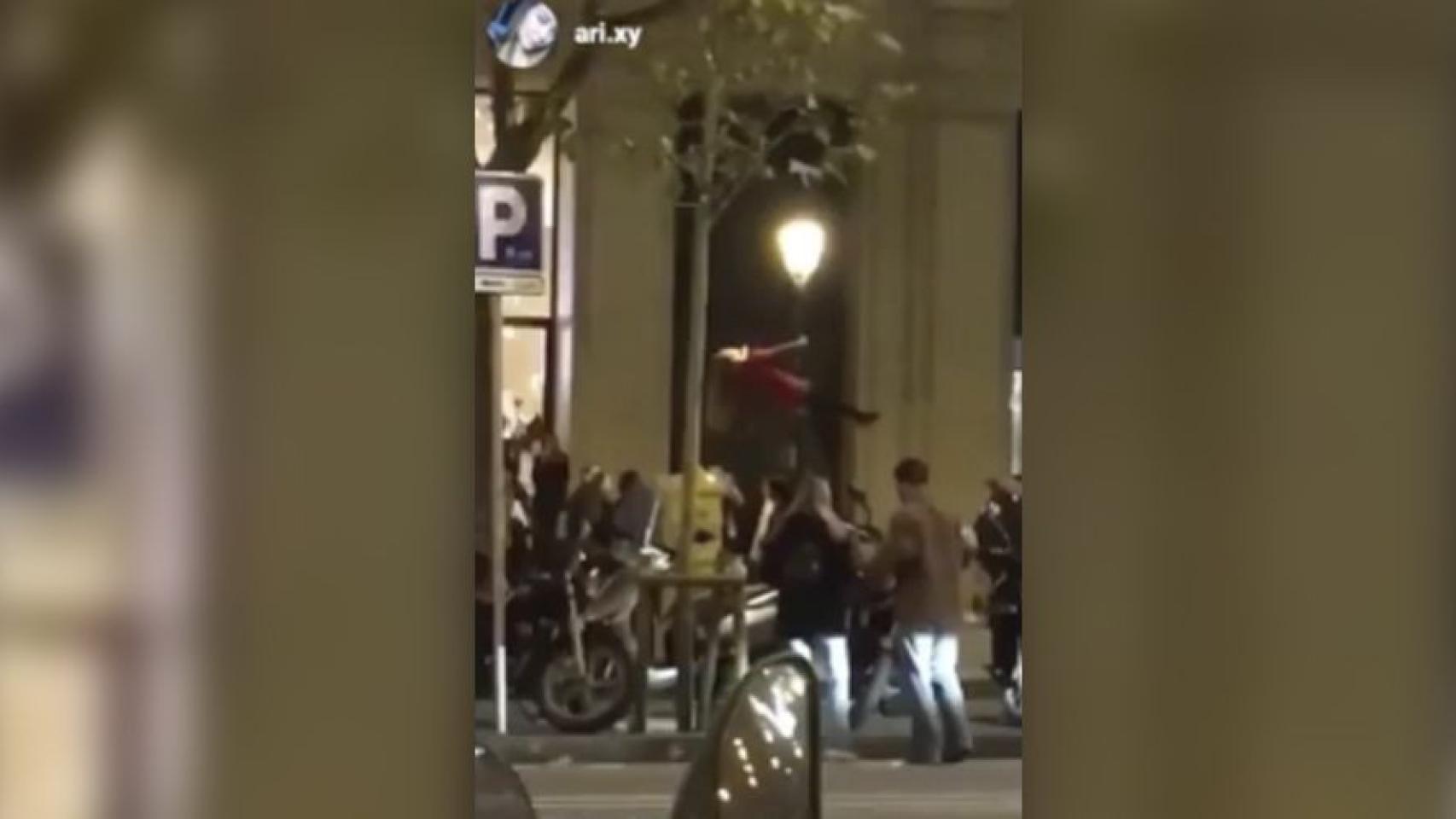 Una de las imágenes más brutales que ha dejado el viento en Barcelona / BARCELONA CREATURES vía INSTAGRAM