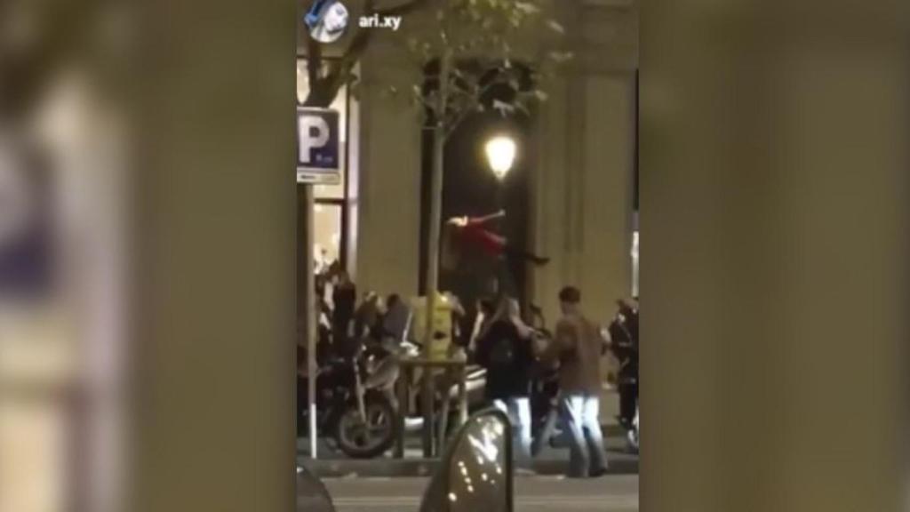 Una de las imágenes más brutales que ha dejado el viento en Barcelona / BARCELONA CREATURES vía INSTAGRAM