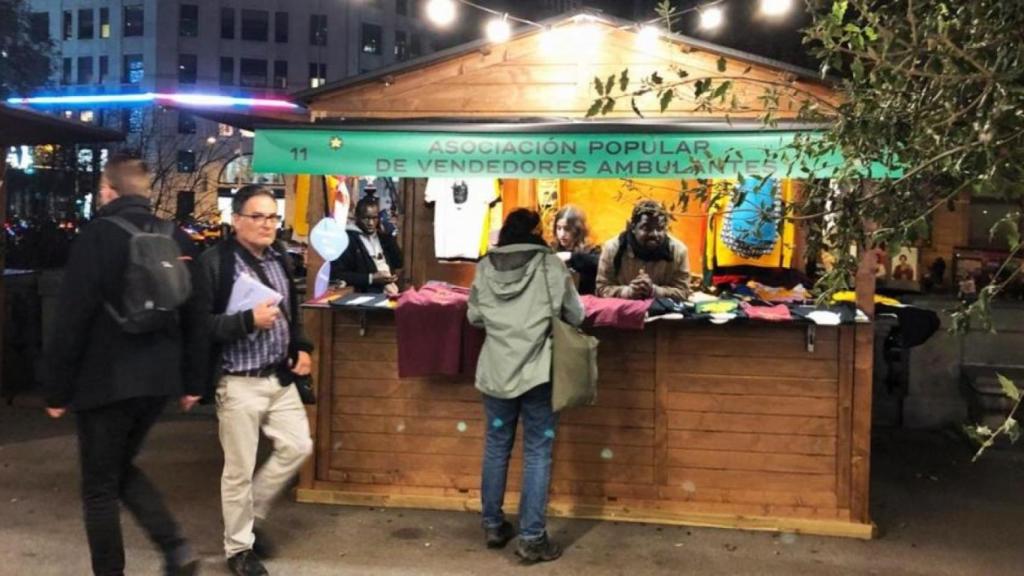 Imagen del mercadillo de navidad del centro de Barcelona, la llamada 'Feria de Consumo Responsable' / PP