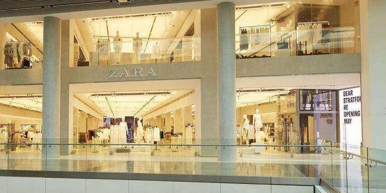 Exterior de Zara, el buque insignia de la cadena gallega Inditex