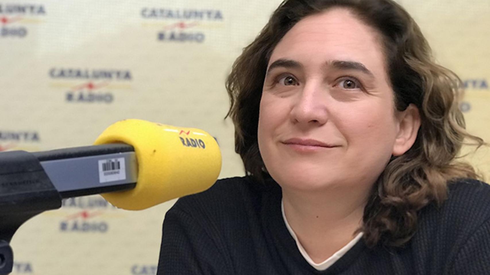 Ada Colau, en una imagen de archivo de una entrevista en El Matí de Catalunta Ràdio / CATALUNYA RÀDIO