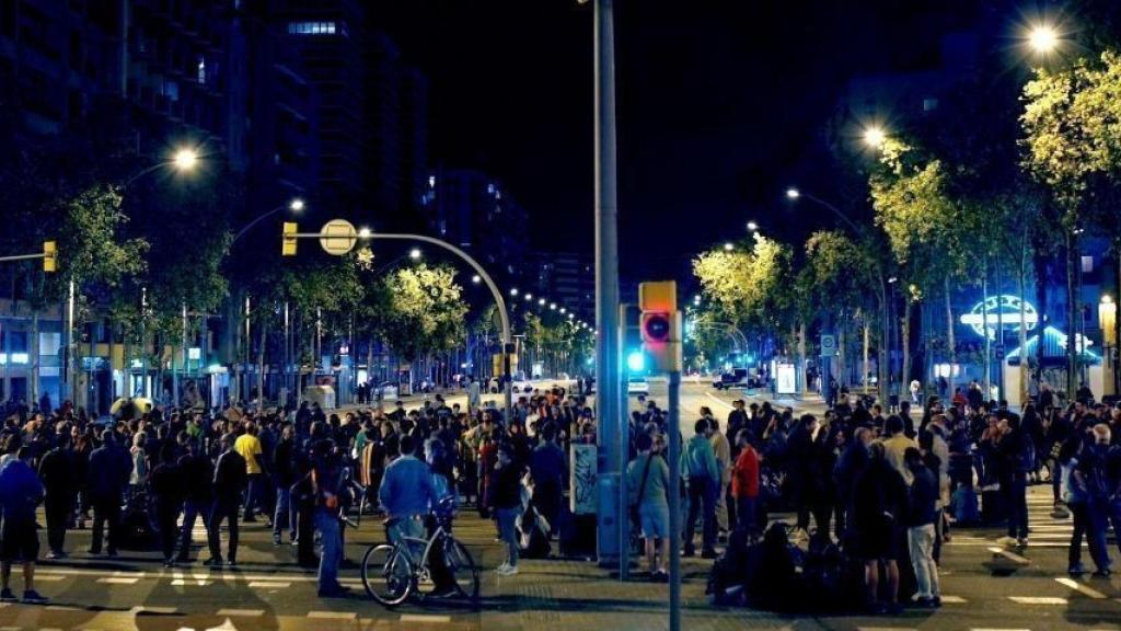 Corte en la Meridiana, que altera la convivencia / EFE