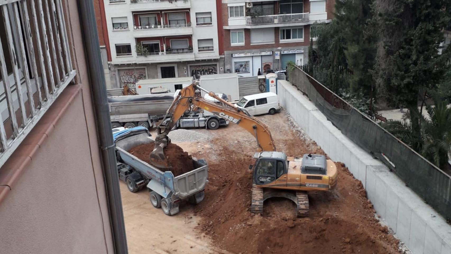 Imagen de archivo de unas obras del pasado marzo en el distrito de Sarrià - Sant Gervasi / MA