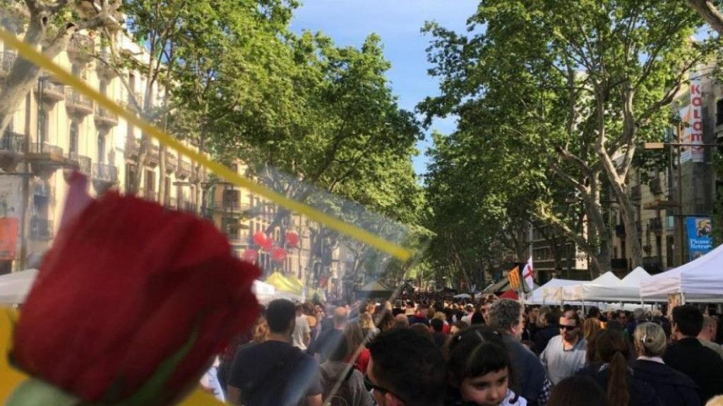 Barcelona en una diada de Sant Jordi / AV