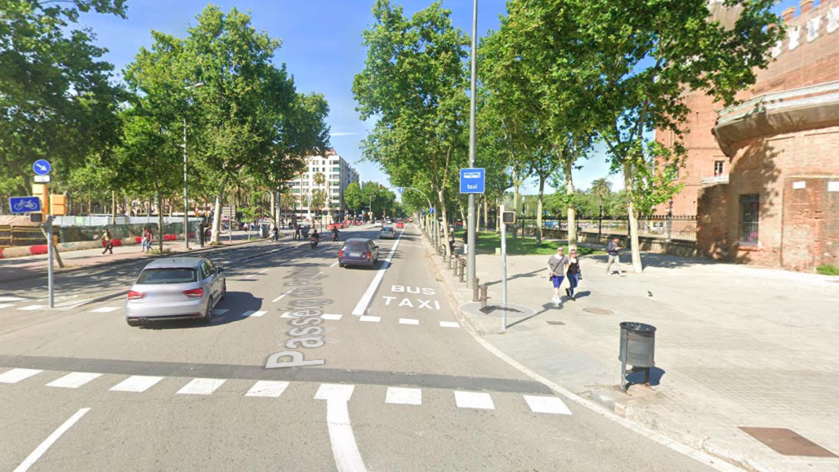 Imagen del paseo Pujades, donde ha tenido lugar la detención / GOOGLE MAPS