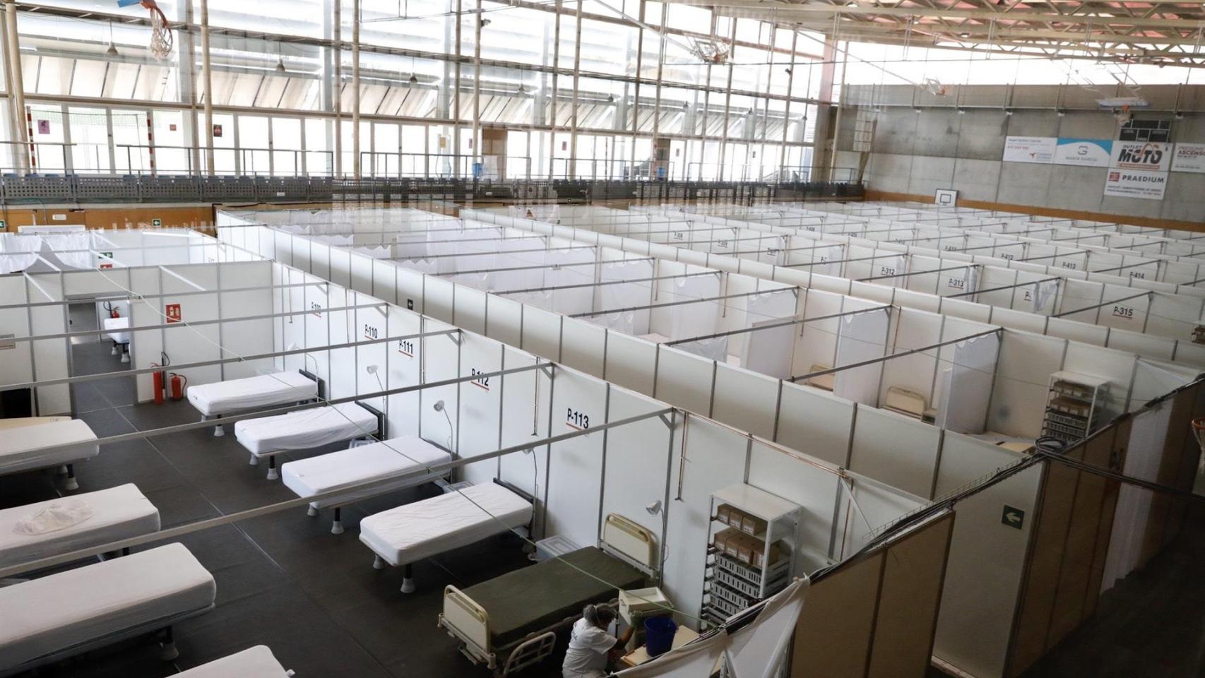 Pabellón en Barcelona para pacientes con coronavirus / AJ BCN