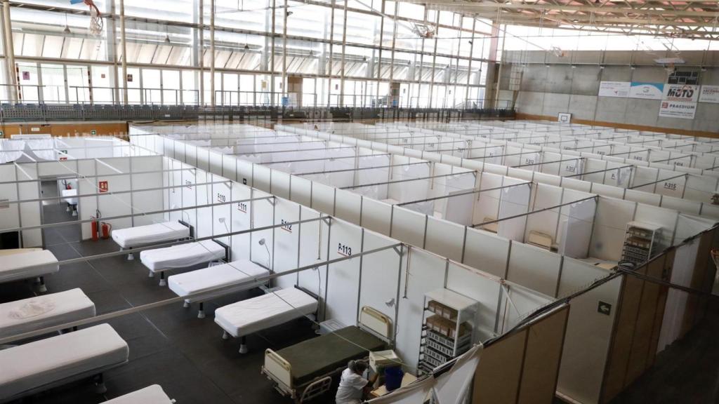 Pabellón en Barcelona para pacientes con coronavirus / AJ BCN