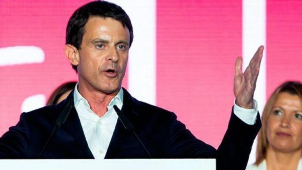 Manuel Valls y Eva Parera en un acto de Barcelona pel Canvi / EFE