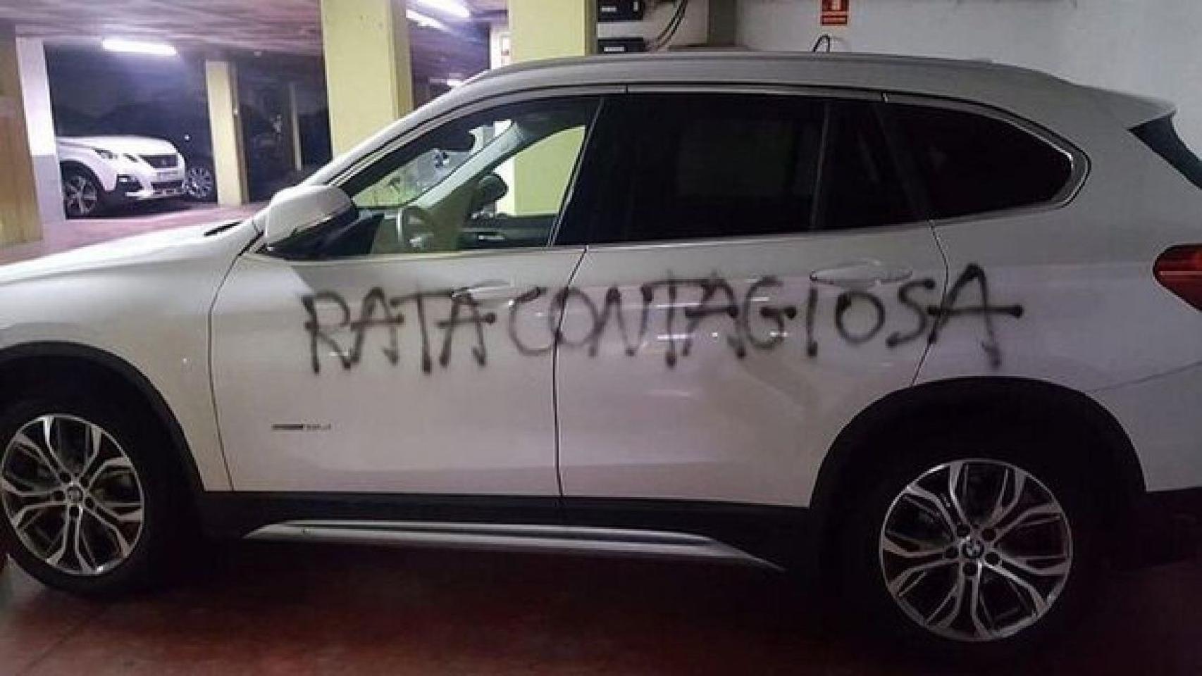 Vehículo de la médico de Barcelona / EFE