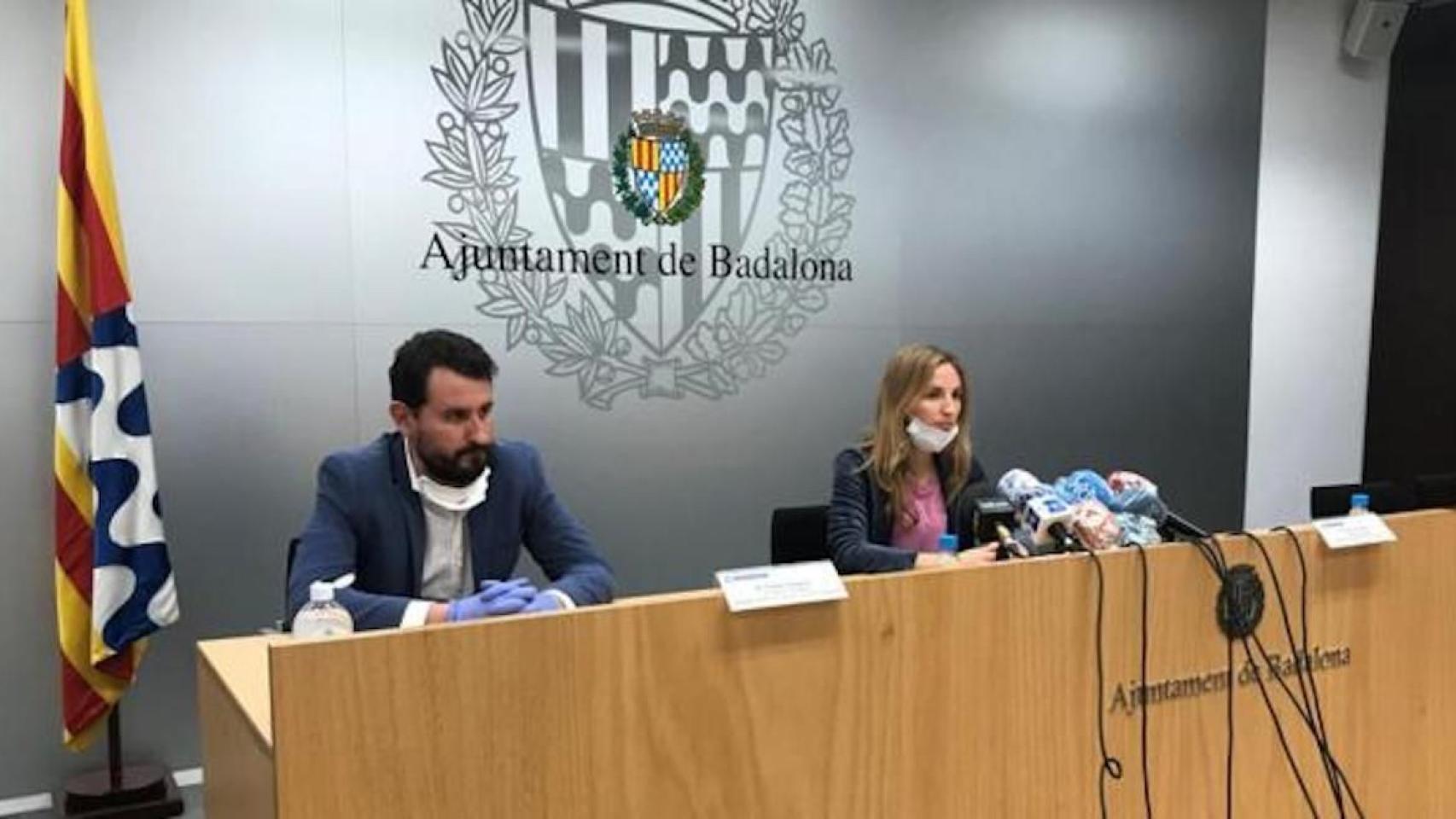 Rubén Guijarro (izquierda) será el candidato del PSC a la alcaldía de Badalona / CG