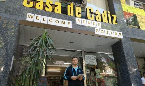 Lagarder Danciu, en la Casa de Cádiz este miércoles / GUILLEM ANDRÉS