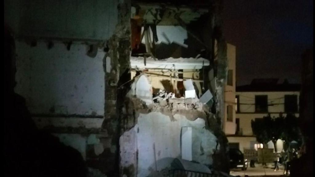 Una casa se derrumbó este domingo en Sentmenat / TWITTER BOMBERS