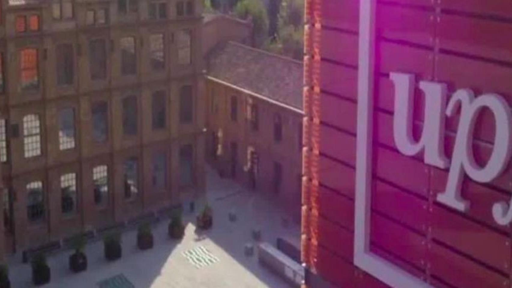 Un edificio de la Universitat Pompeu Fabra