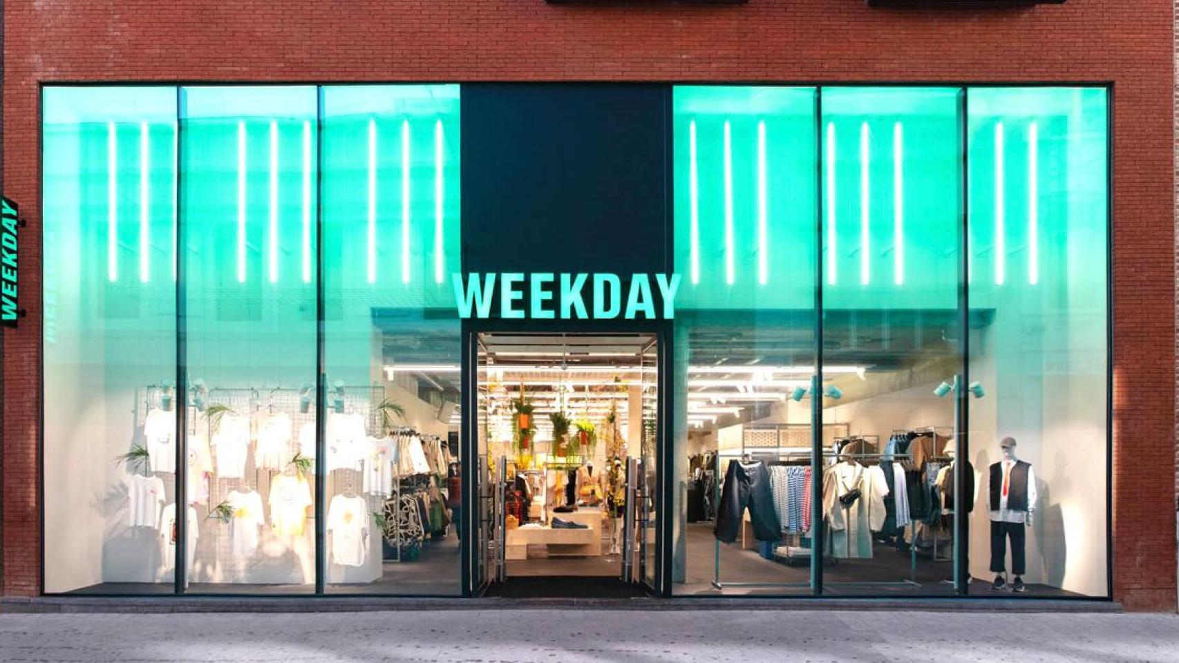 Tienda de la cadena de moda Weekday, propiedad del grupo textil H&M