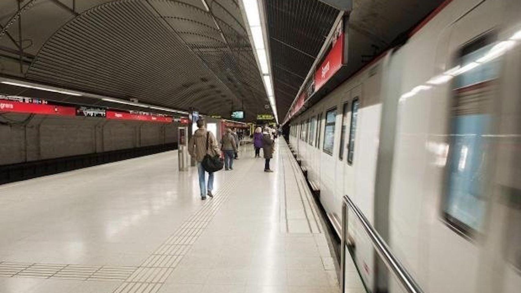 La estación de la L1 de La Sagrera del Metro de Barcelona / TMBINFO