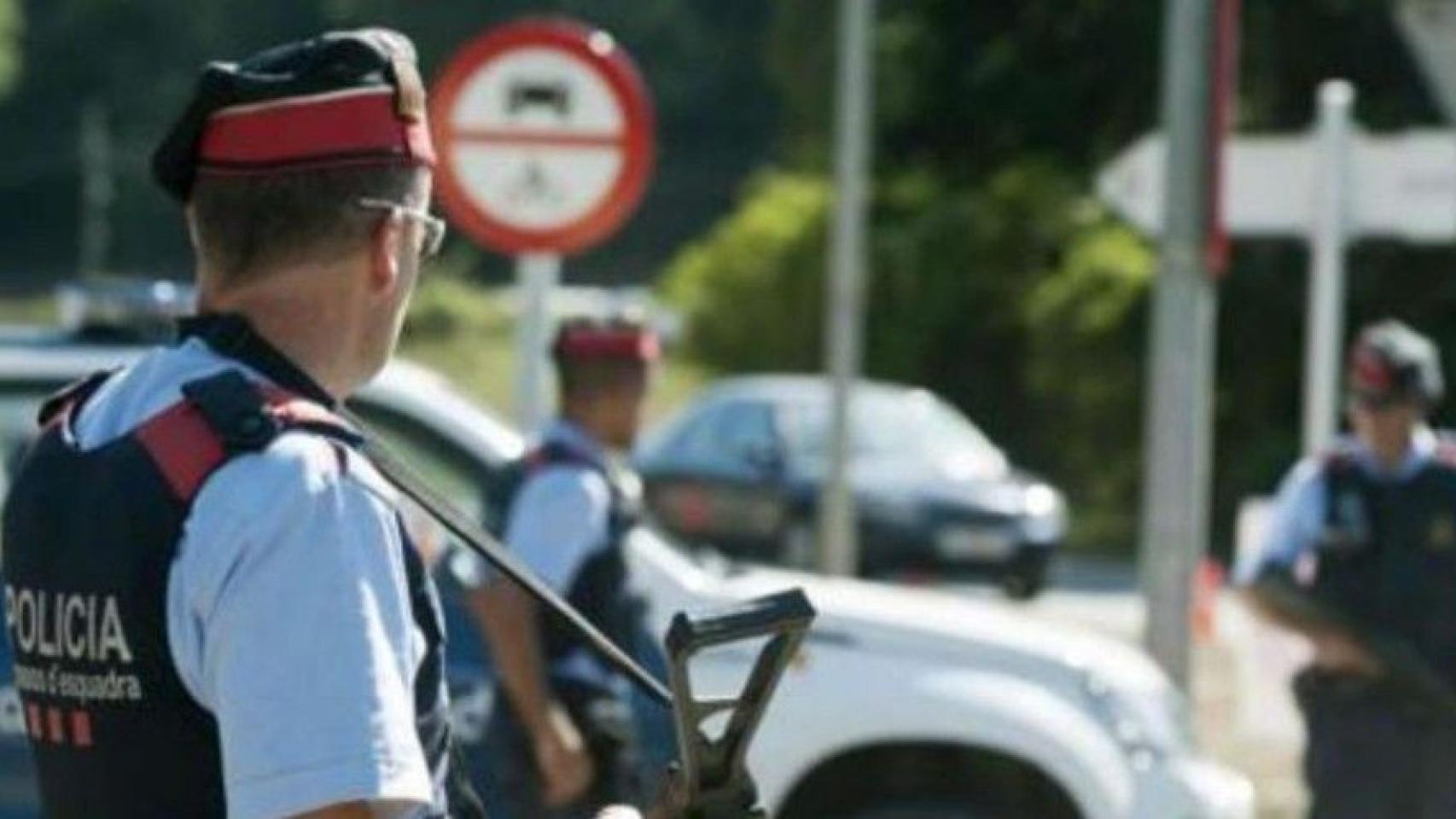 Control de los Mossos d'Esquadra / EFE