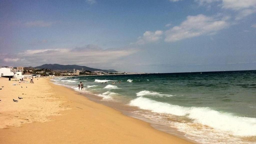 Imagen de archivo de la playa de l'Estació, en Badalona / PINTEREST