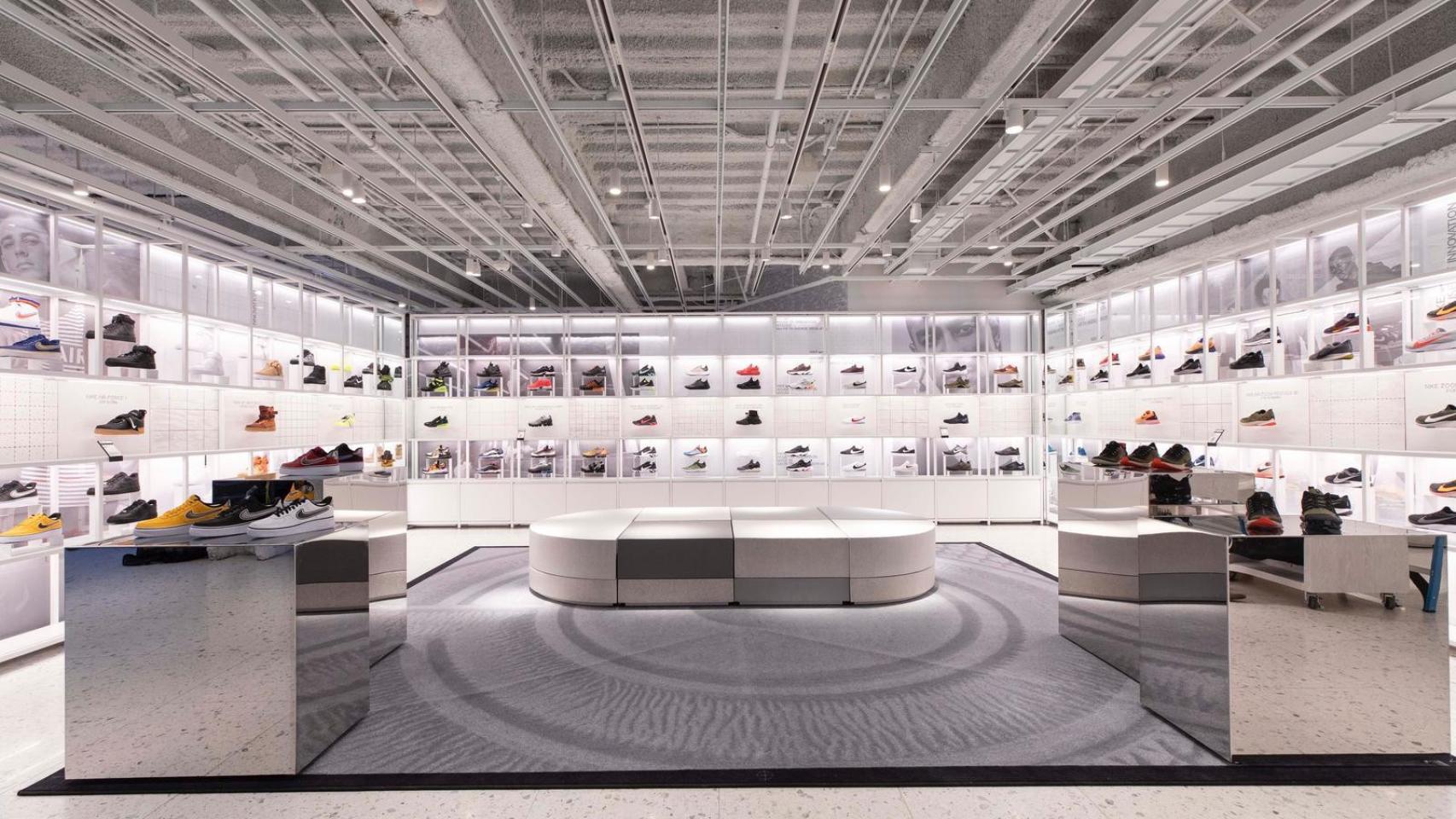 Interior de una House of Innovation 002 de Nike