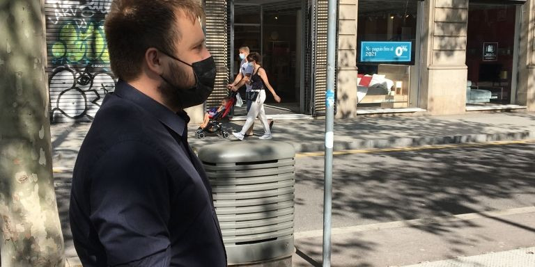 Dimas Gragera, en Barcelona