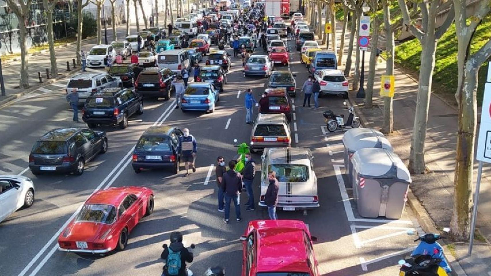 Manifestación contra la Zona de Bajas Emisiones en Barcelona / PARC