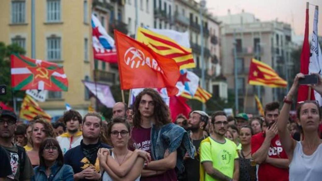 Imagen de una reciente manifestación de Arran en Barcelona / AGENCIAS