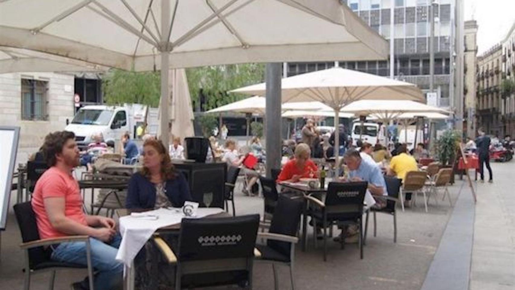 Un terraza en Barcelona, que podría reabrir a partir del 23 de noviembre / EUROPA PRESS
