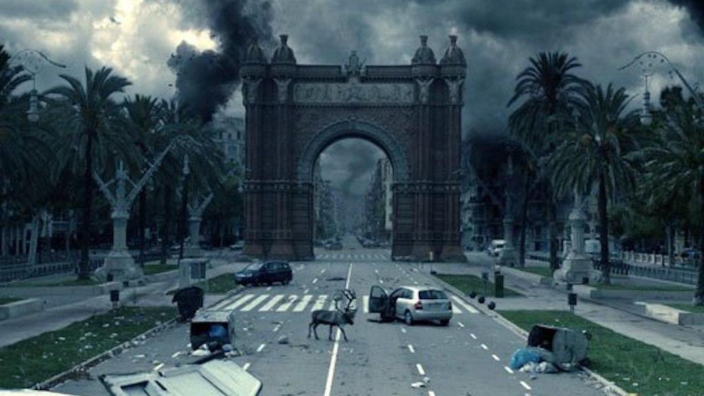 Imagen apocalíptica de Arc de Triomf en la película 'Los Útimos Días'/ YOUTUBE