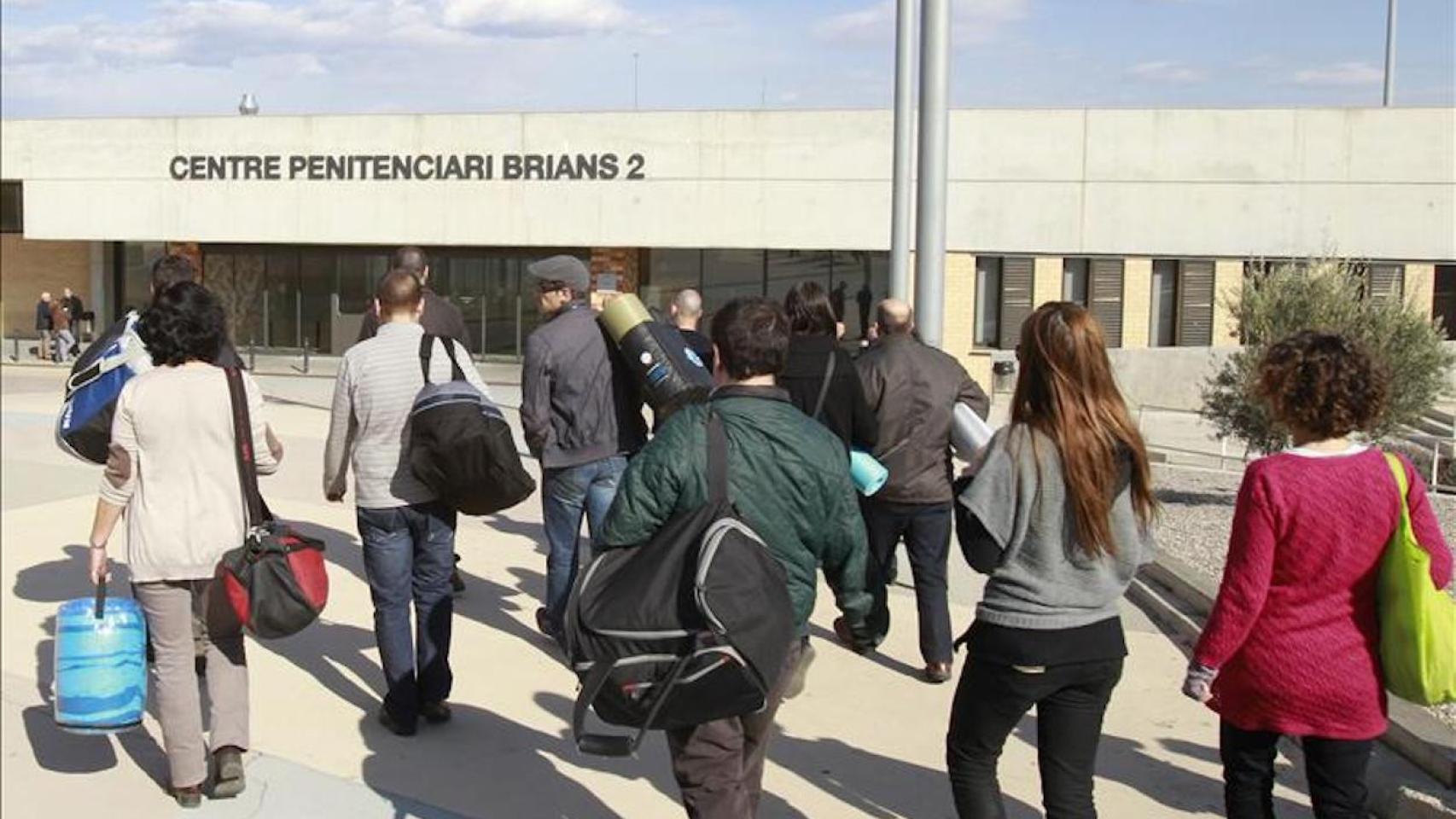 Una protesta anterior en la cárcel de Can Brians / EFE