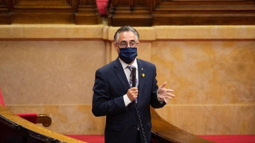 El conseller de Empresa y Conocimiento de la Generalitat, Ramón Tremosa, en un pleno parlamentario / EUROPA PRESS