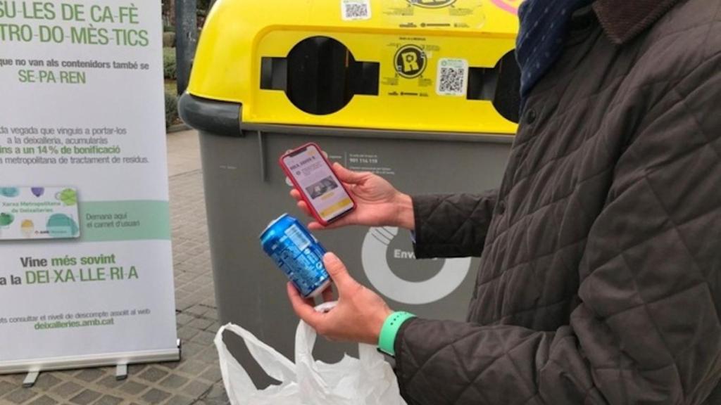 Sistema de reciclaje con premios