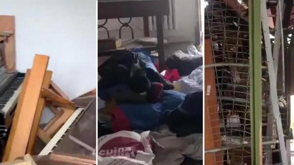 imágenes de la casa okupa Buenos Aires de Vallvidrera, en Barcelona / CG