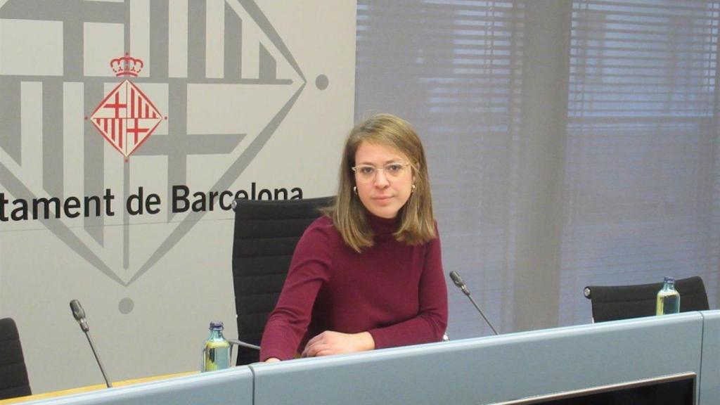 Janet Sanz en el Ayuntamiento de Barcelona / EUROPA PRESS