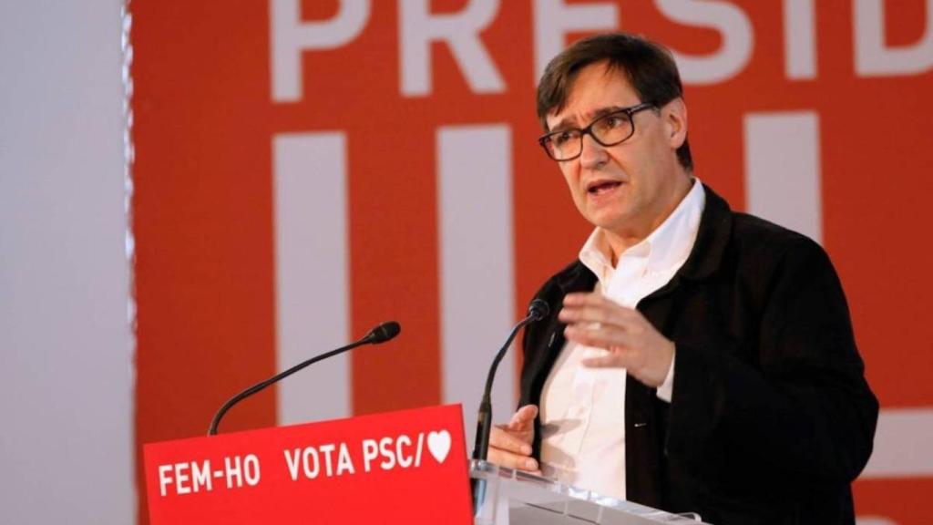El candidato del PSC a la presidencia de la Generalitat, Salvador Illa / EFE