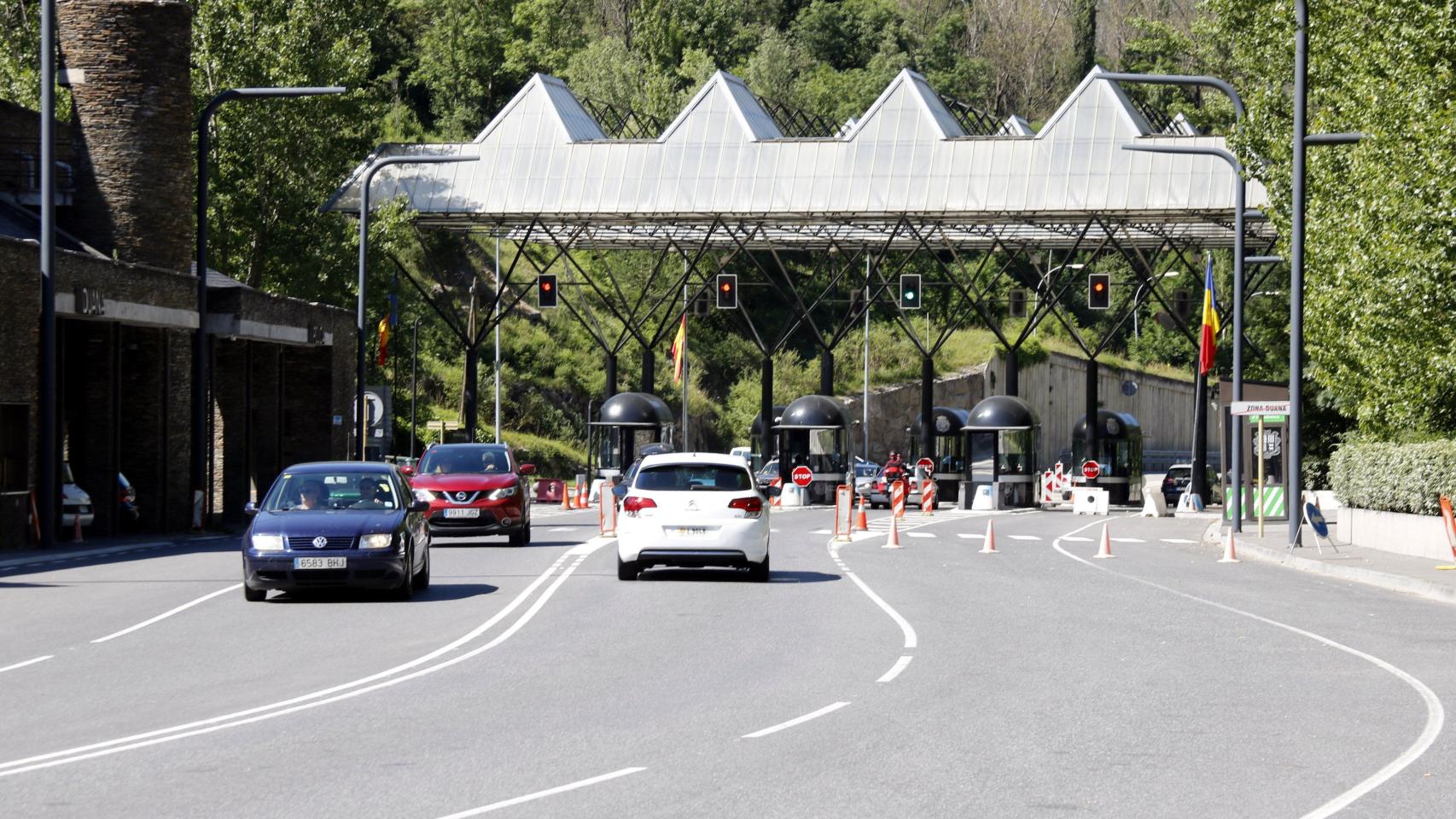 Frontera entre Andorra y España en una imagen de archivo