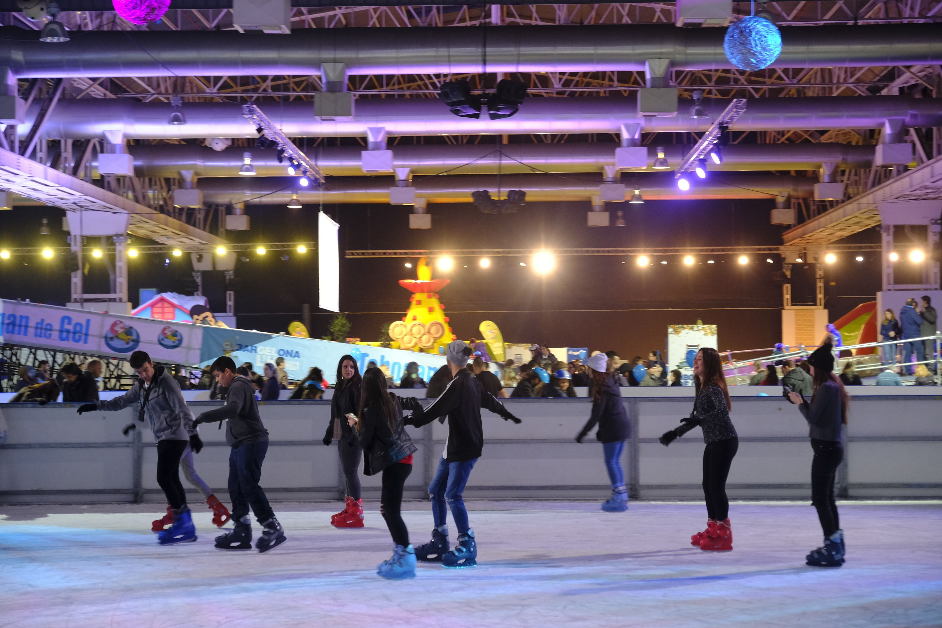 Pista de patinaje de Barcelona en una imagen de archivo