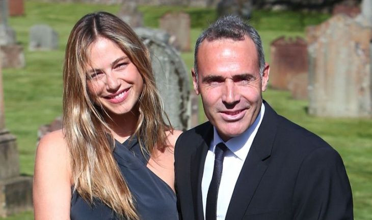 Martina Klein y Àlex Corretja en una imagen de archivo