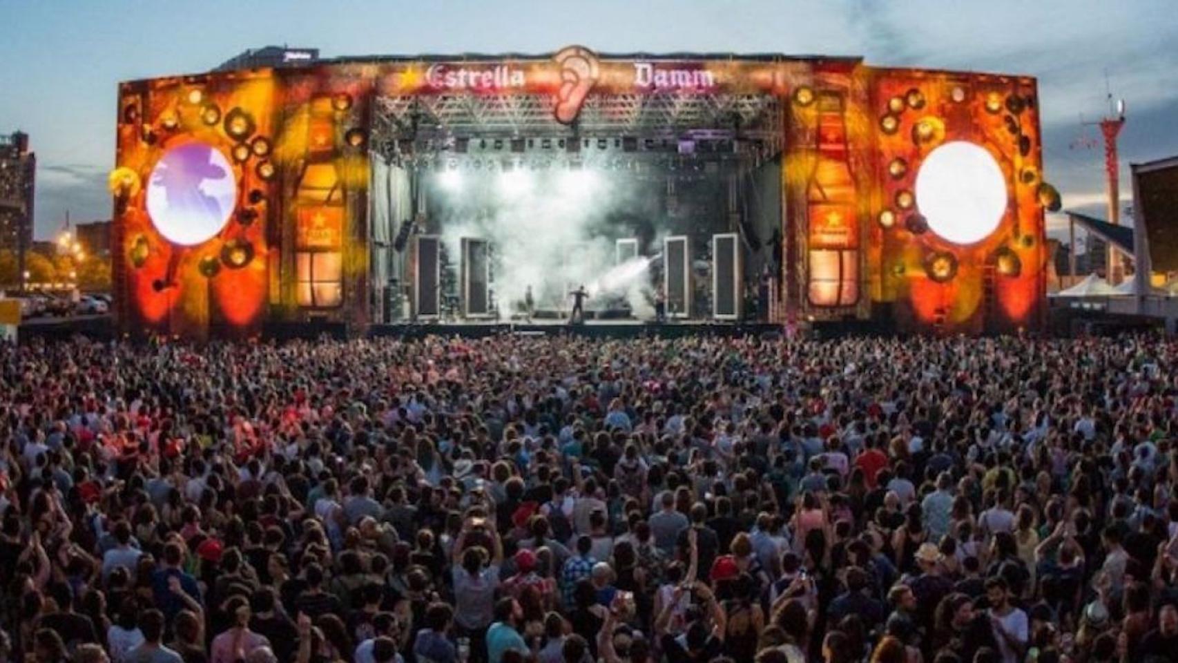 Un concierto en el festival Cruïlla, antes de la pandemia, en el que este año será obligatoria la mascarilla / ARCHIVO