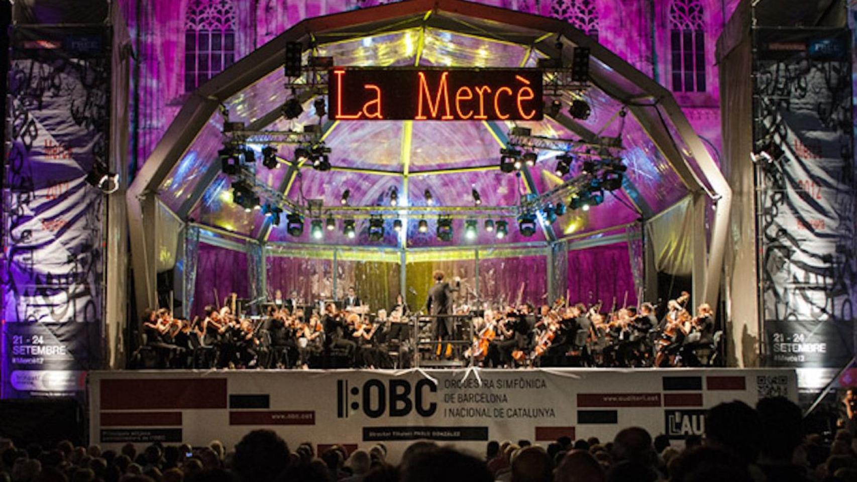 Concierto de La Mercè en una edición anterior / ORQUESTRA SIMFÒNICA DE BARCELONA