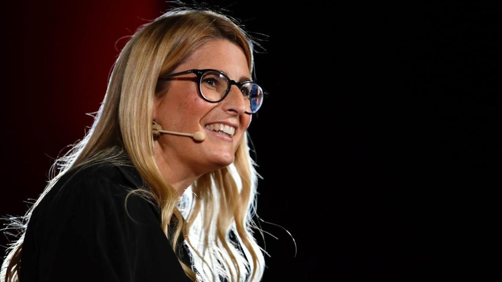 Elsa Artadi durante el acto en el Phenomena Experience / MA